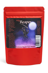 Wicked Reaper Carolina Reaper pods close-up showing vibrant color for spicy recipes.