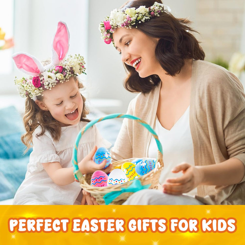 WIDELAND unboxing moment, a colorful surprise during Easter celebrations.