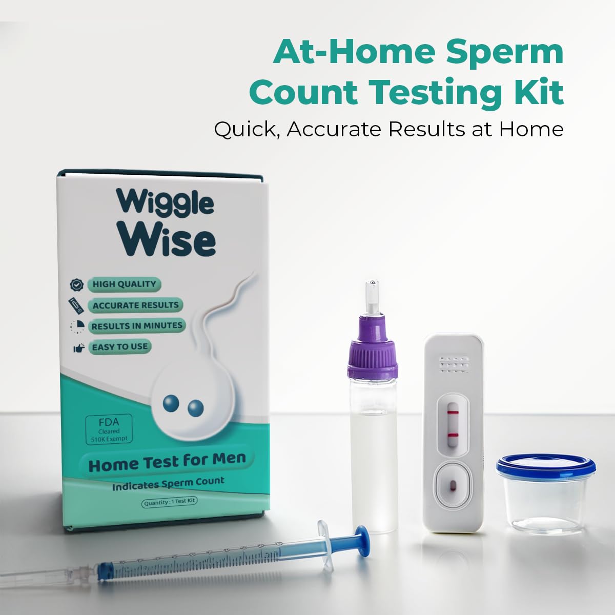 Wiggle Wise test cassette shows clear, fast result indicators