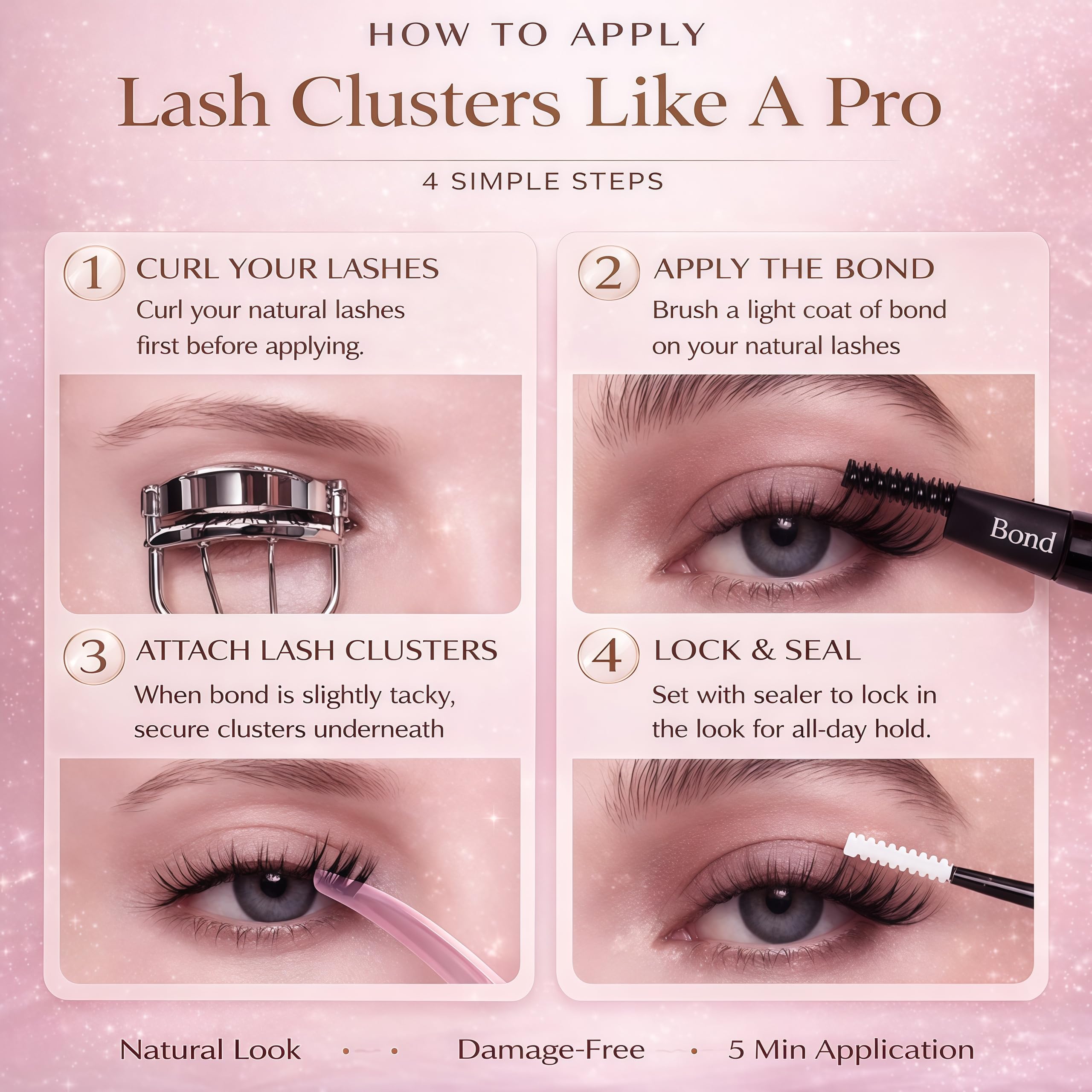 WIGICD soft-band lashes close-up highlighting natural look.