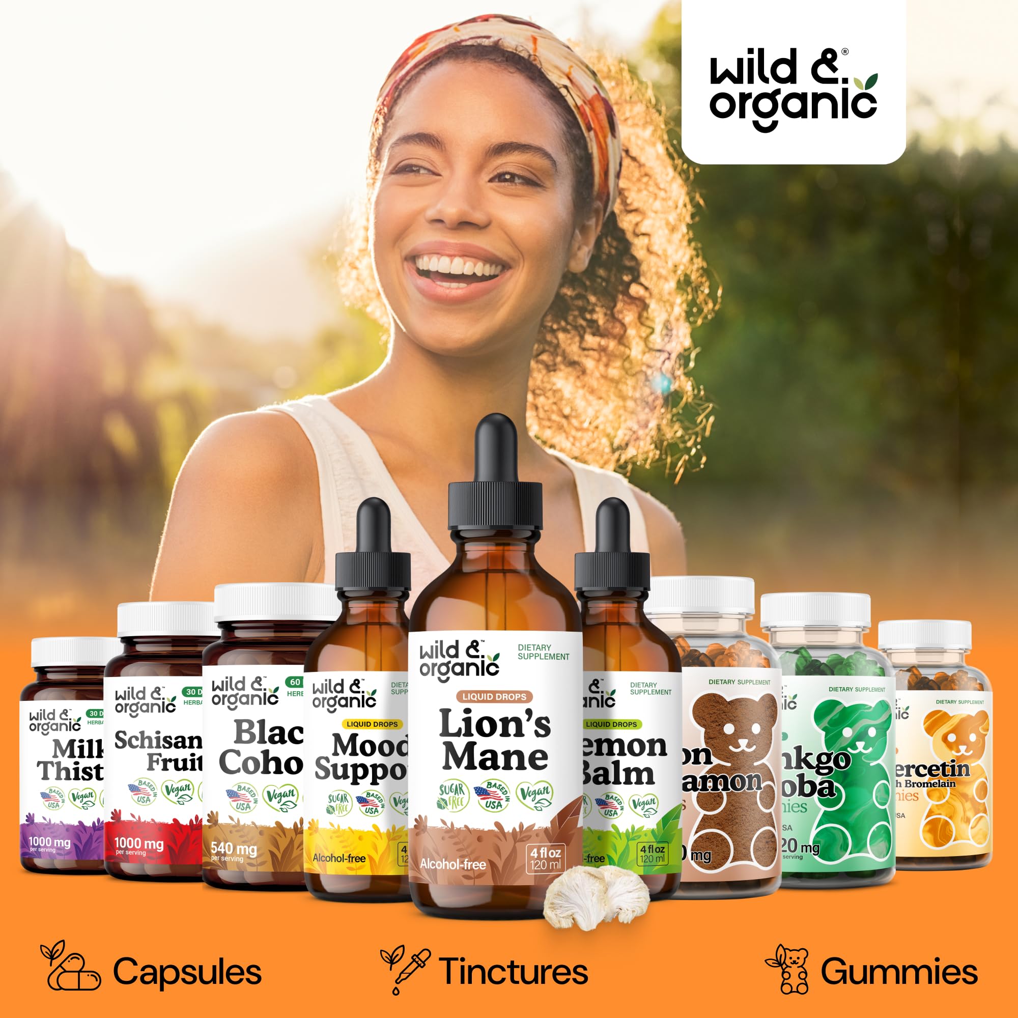Glycerin-based, alcohol-free tincture highlighting natural sweetness.
