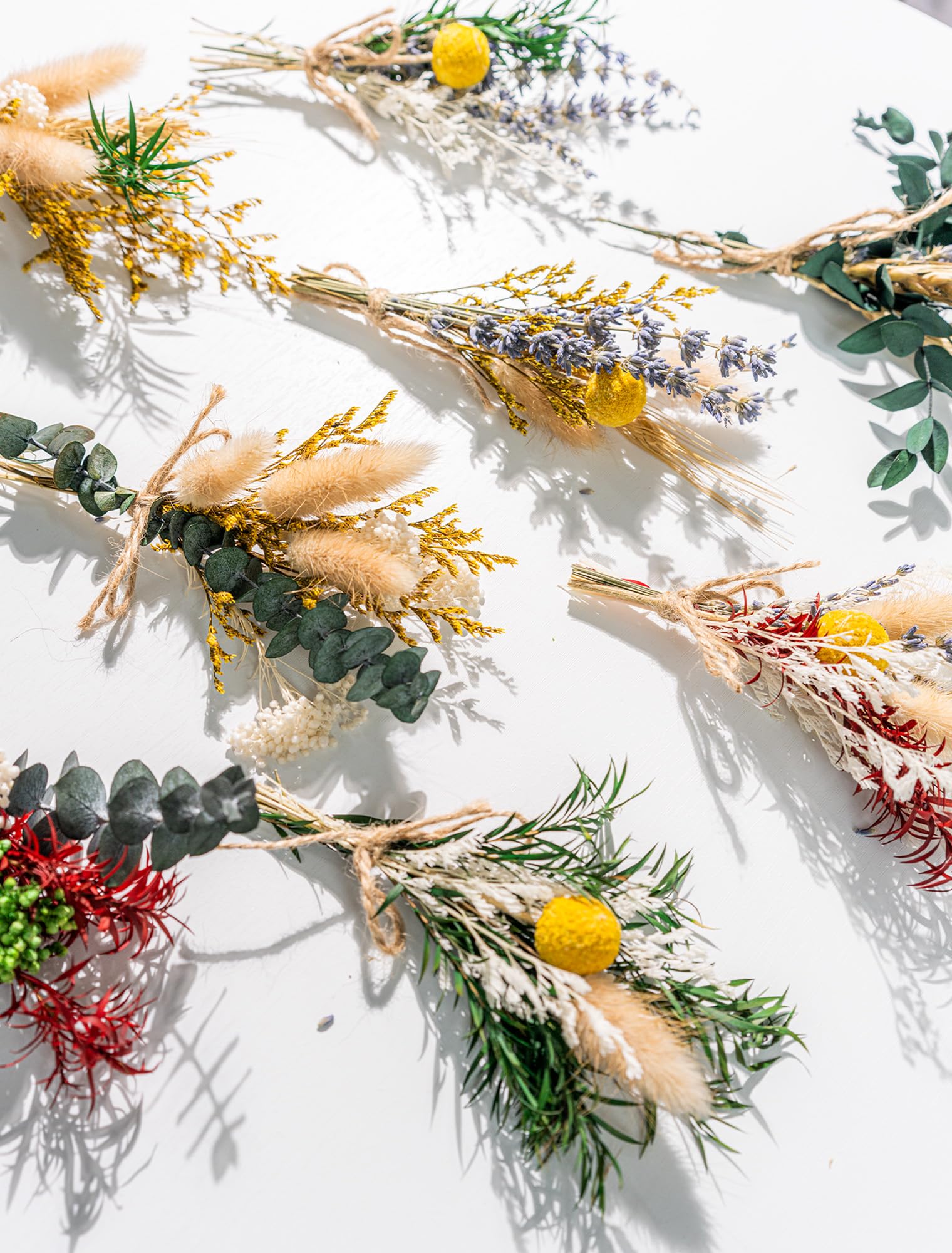 Wild Autumn colorful dried flower combo boosts seasonal decor