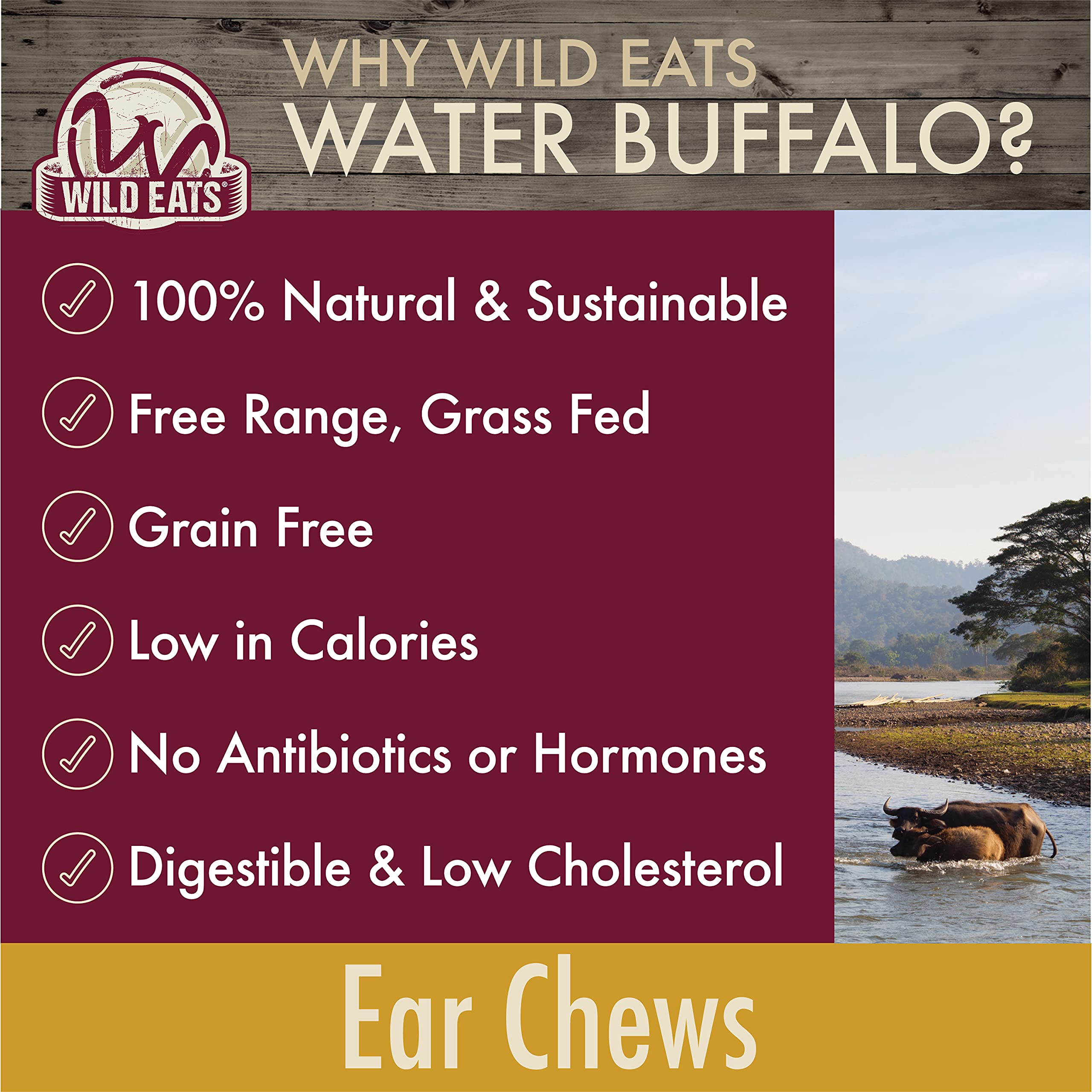 Wild Eats Durable Chew for Aggressive Chewers, designed for tough snacking.