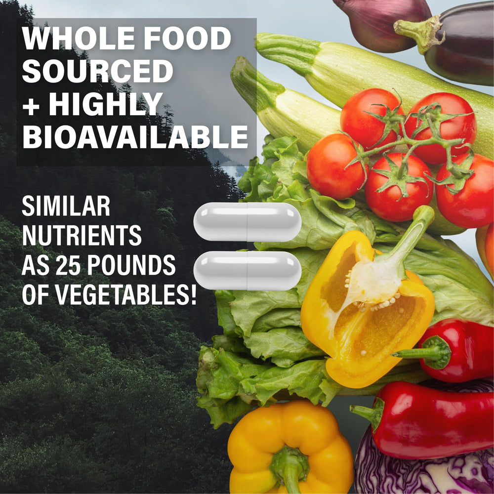 Woman taking Wild Foods multivitamin as part of a consistent wellness routine