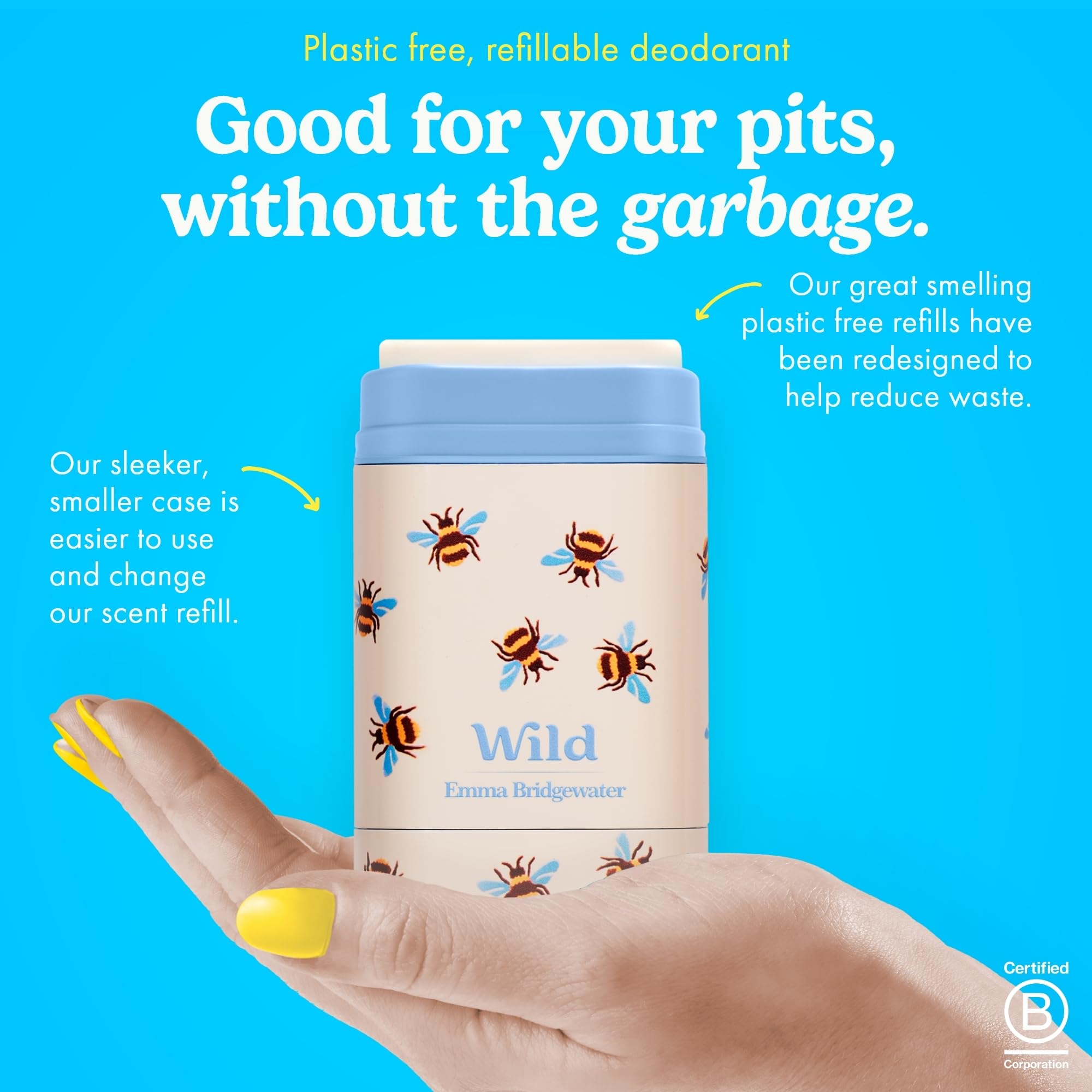 Wild Full Monty bamboo pulp refill; zero-plastic convenience for quick eco-friendly replacements