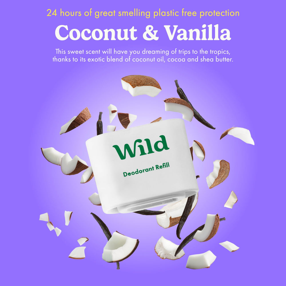 Wild Full Monty vegan certified and Leaping Bunny seal on packaging