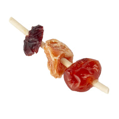 Wild Harvest Fruit Kabobs real cherry detail; vibrant color
