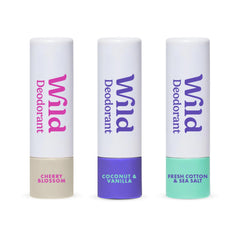 Wild Fresh Cotton & Sea Salt mini deodorant for travel on-the-go