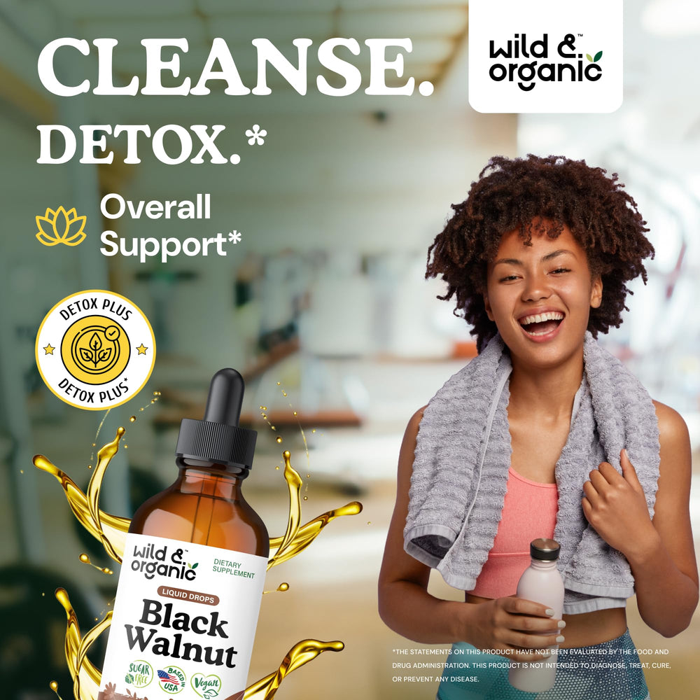 Dropper pour demonstrating easy, measured daily use of Wild & Organic tincture.