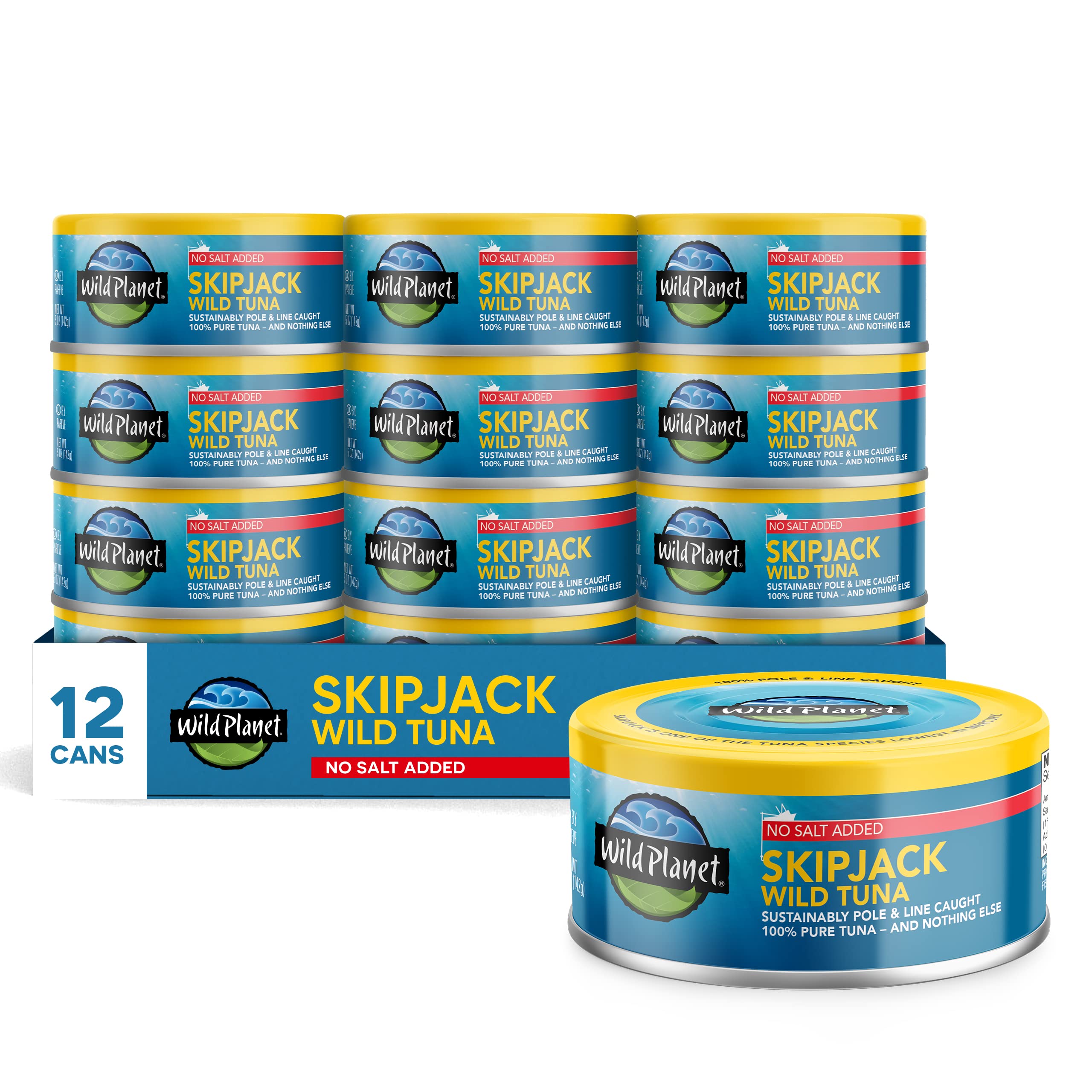Wild Planet skipjack's naturally lower mercury level supports mindful meals.