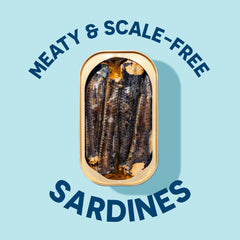 North Pacific Wild Planet sardines illustrating sustainable sourcing and ocean-friendly practices.