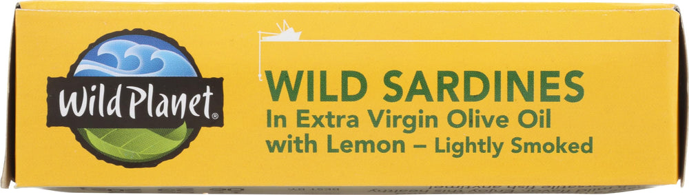 Wild Planet sardines for power lunch, quick protein source.