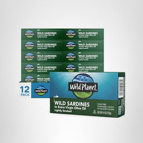 Scale-free skin and bones of Wild Planet sardines, easy to eat straight from the can.