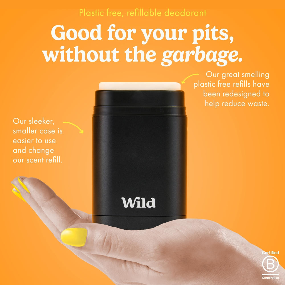 Wild vegan, cruelty-free ingredients support a transparent, ethical grooming choice.