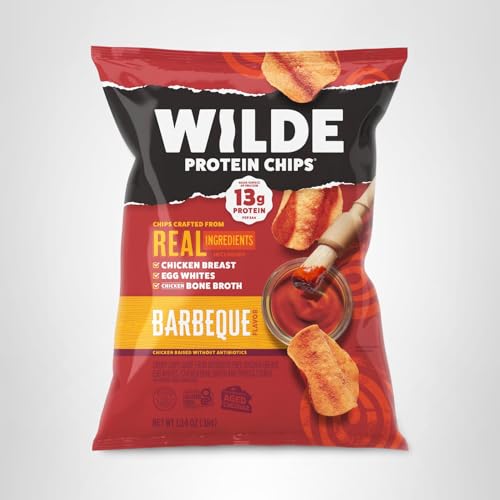WILDE Chips Barbeque on-the-go shot promotes easy keto snack.