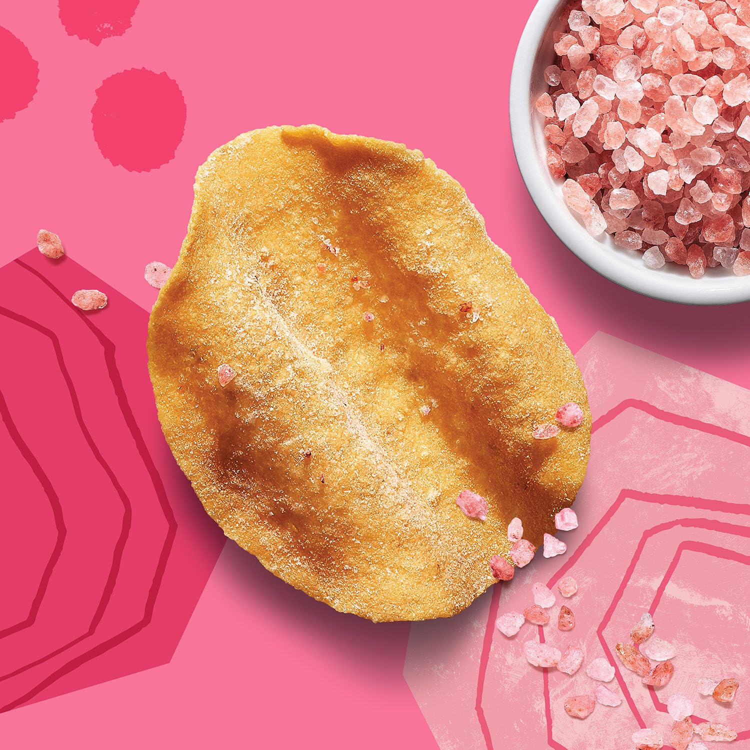 Wilde Chips real ingredients bundle conveys natural snack concept.