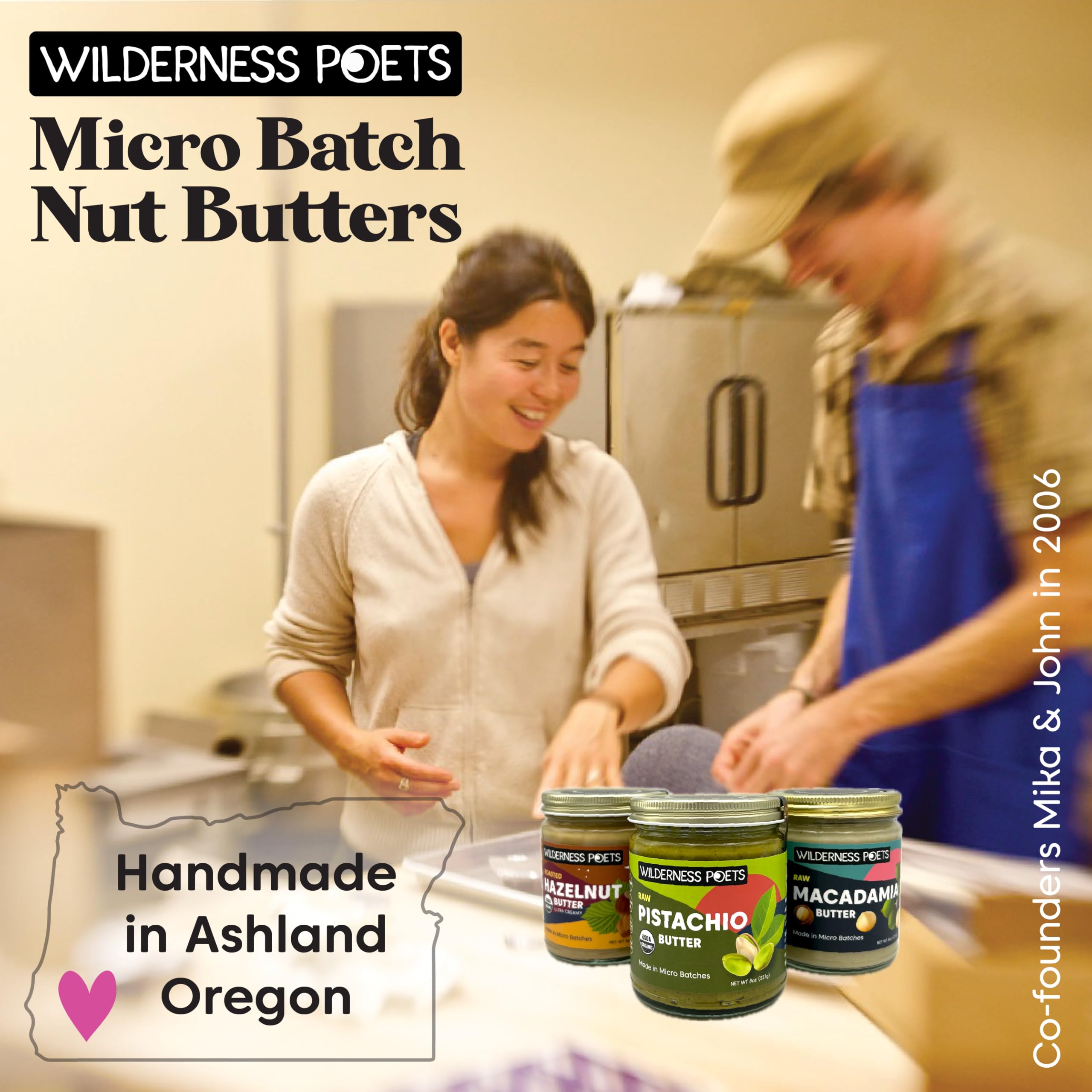 Wilderness Poets glass jar packaging – keeps freshness intact.