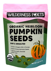 Wilderness Poets Styrian hulless pumpkin seeds bulk-pack for snacking.