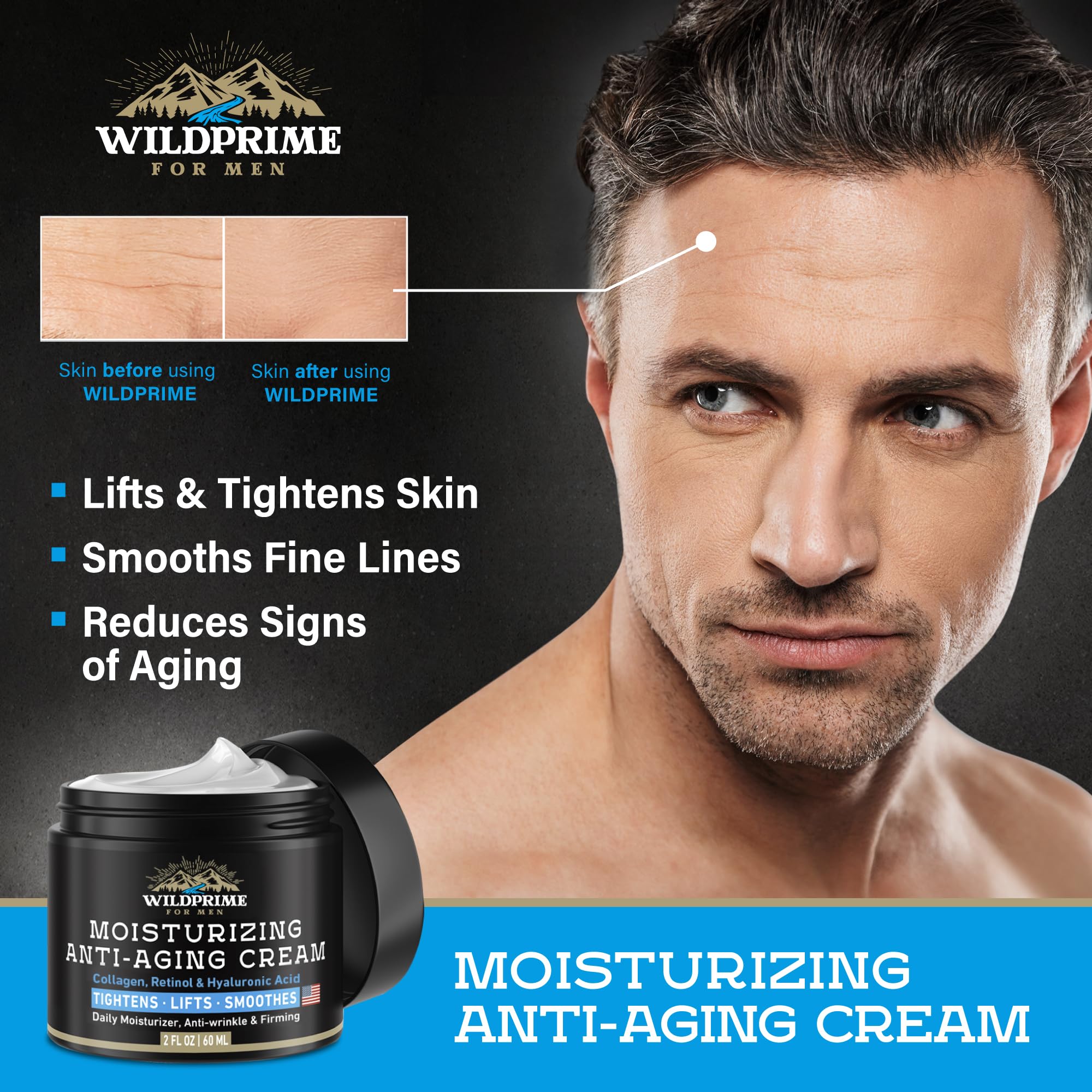 WildPrime non-greasy texture for fast absorption during day.