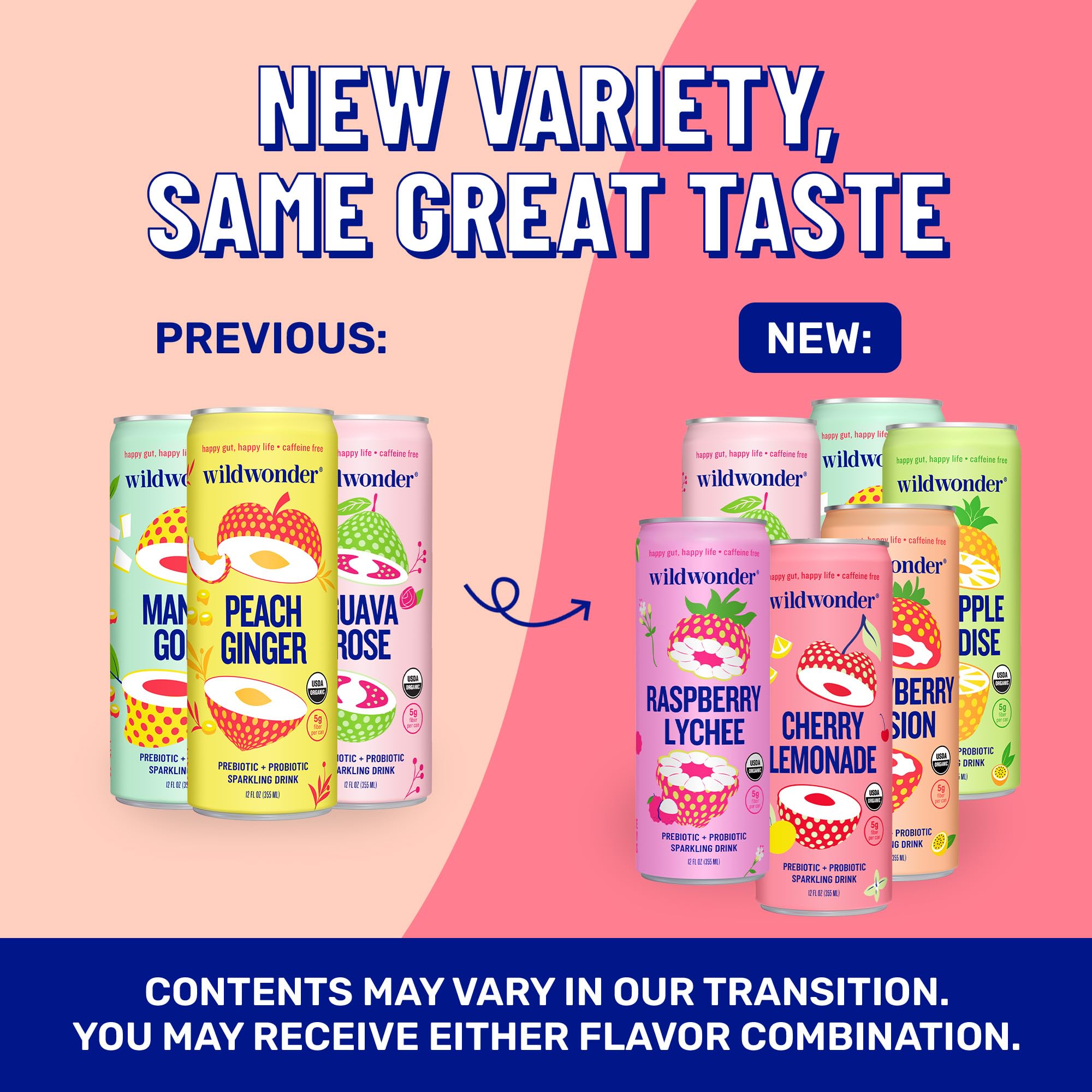 Classic Variety Pack image featuring three flavors for tasting