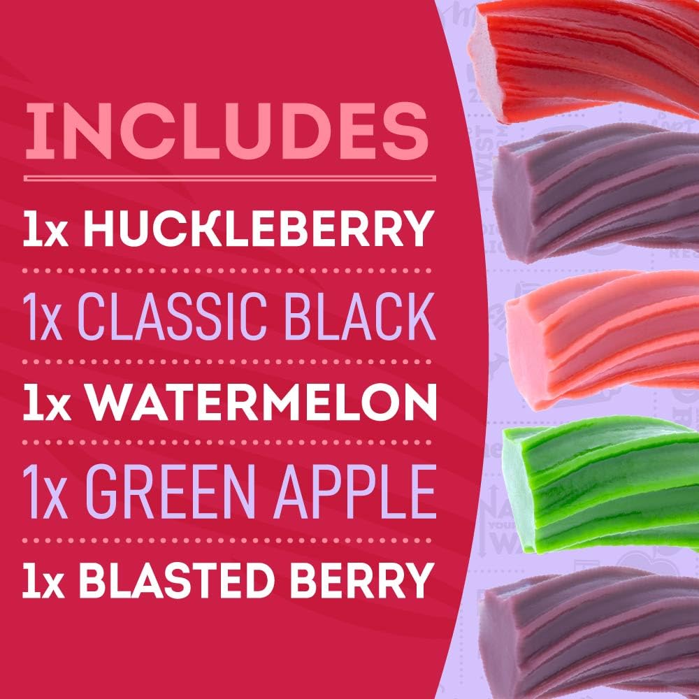 Gourmet quality Wiley Wallaby licorice in premium packaging.