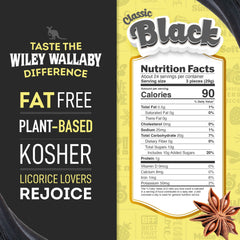 Wiley Wallaby licorice twists hero pack; soft texture perfect for sharing.