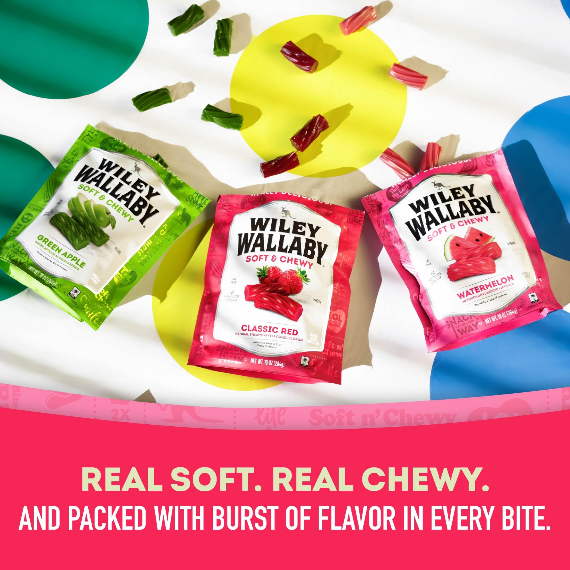 Wiley Wallaby soft chewy licorice – premium Australian-style treat