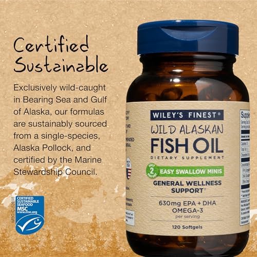 Wiley's Finest minis are suitable for kids and adults for daily omega-3 intake.