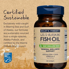 Wiley's Finest minis are suitable for kids and adults for daily omega-3 intake.
