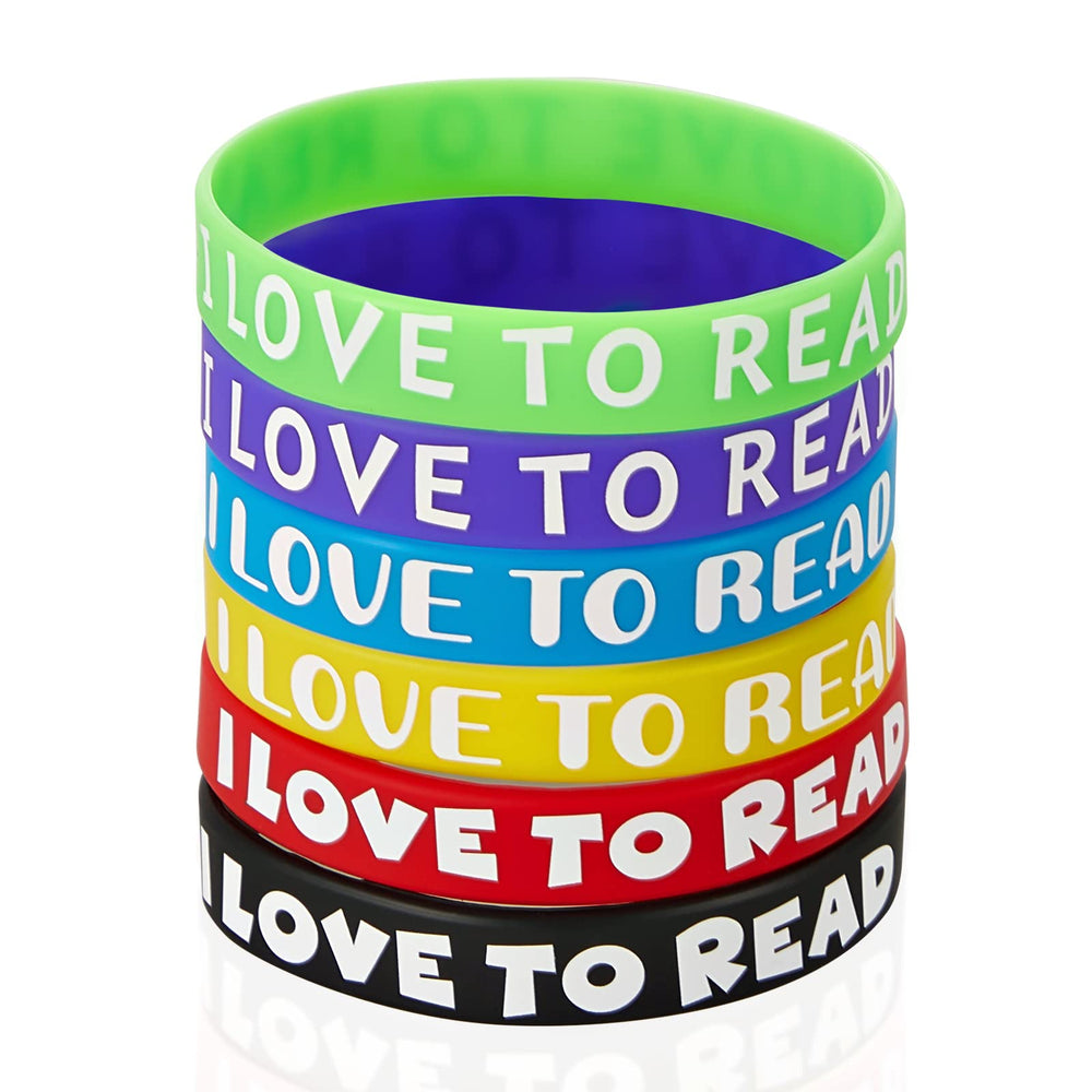 WILLBOND I Love to Read bracelet in black on wrist promotes reading habit