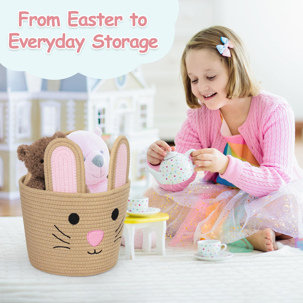 WILLITAT Easter basket storage use as toy organizer and decor.