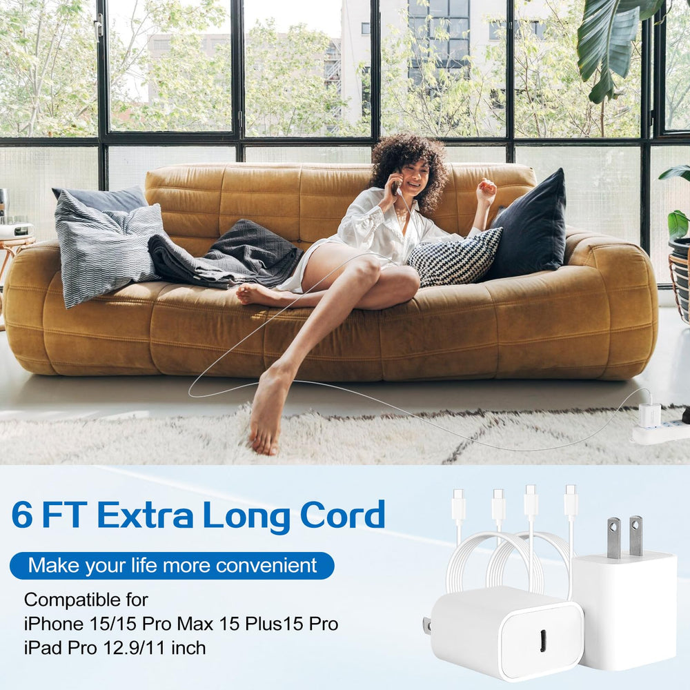 WILLTOP USB-C charging solution compatible with iPhone and iPad family for versatile use
