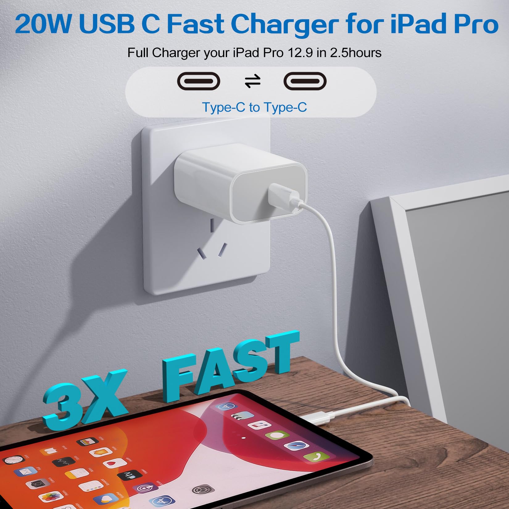 WILLTOP setup for iPhone 17 Pro Max showing neat charging arrangement at desk