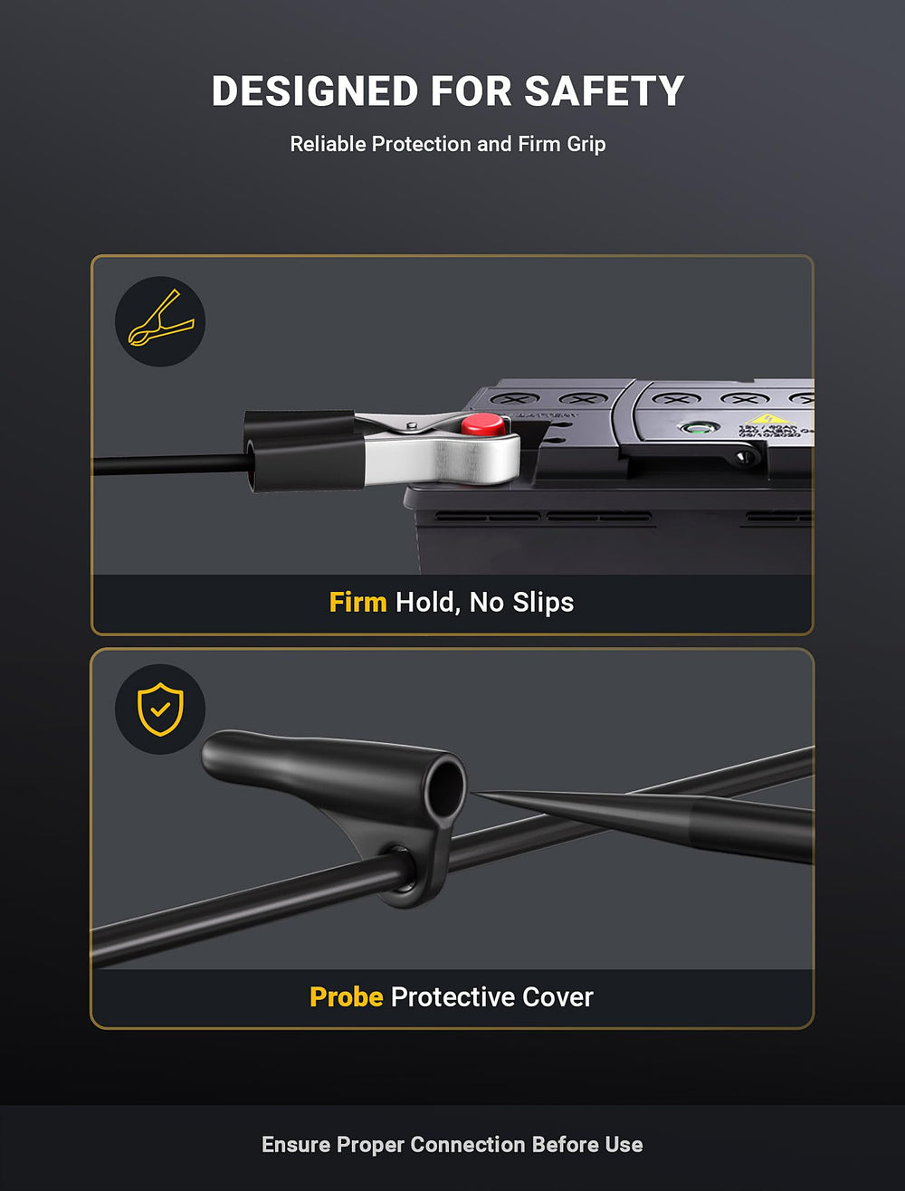 WINAMOO anti-lost protective sleeve keeps the probe secure.