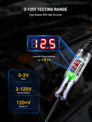 WINAMOO test light with extra probe for hard-to-reach areas.