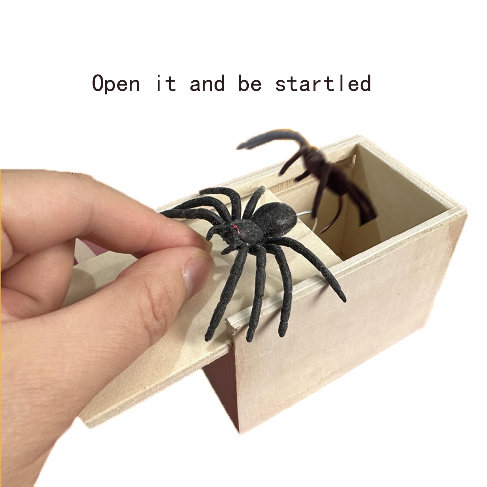 Winbar realistic fake spider with swaying legs adds suspense during reveals