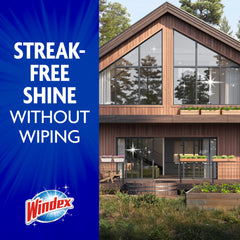 Windex hose-sprayer attachment makes outdoor cleaning easy on windows and furniture.