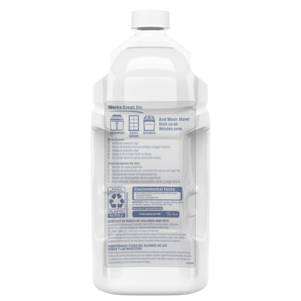 Windex Vinegar refill designed for mirrors and glass surfaces.