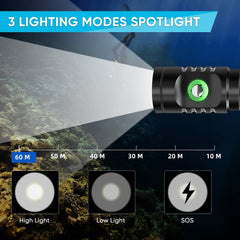 WINDFIRE TS08 three modes with power indicator aid adaptable diving.