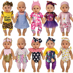 Windolls baby doll clothes sets for 14-16 inch dolls, sparks imaginative play and styling.