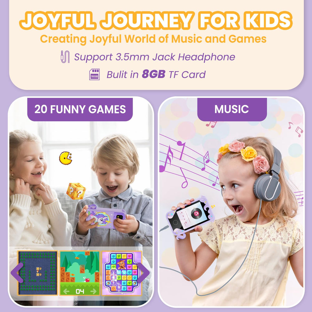 Windpaint Kids Phone Purple music and painting tools spark creativity