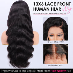 Wingirl pre-plucked natural hairline with baby hairs for realistic front appearance.