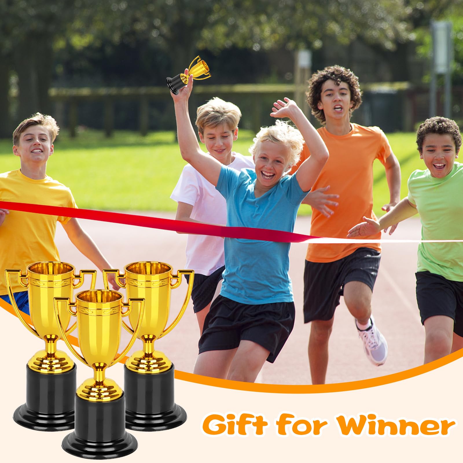 WINKIO academic competition trophy versatile for spelling bees and contests.