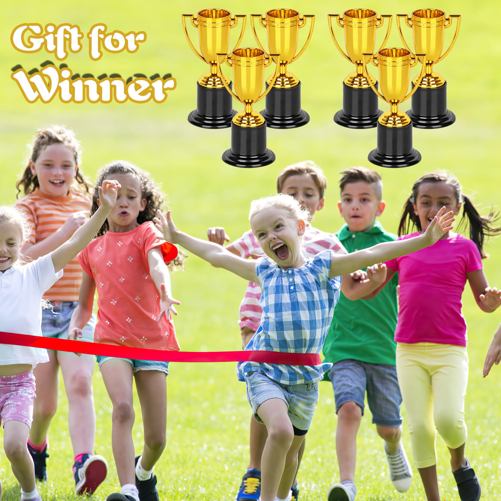 WINKIO award trophies for academics and sports events