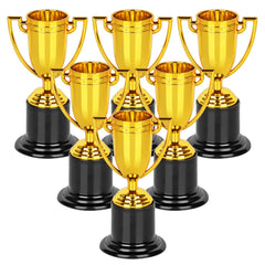 WINKIO gold mini trophy 6-pack for awards and recognition
