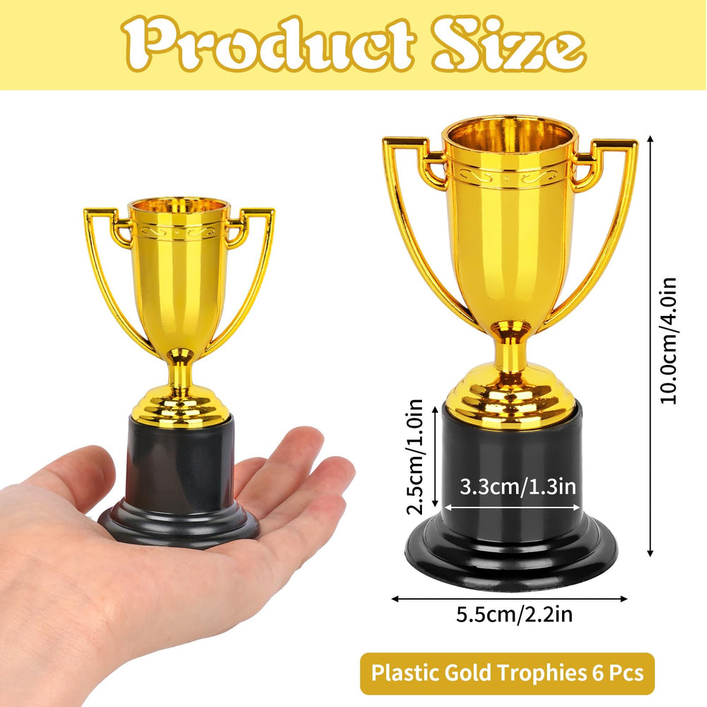 WINKIO durable gold-plated mini trophy with sturdy base