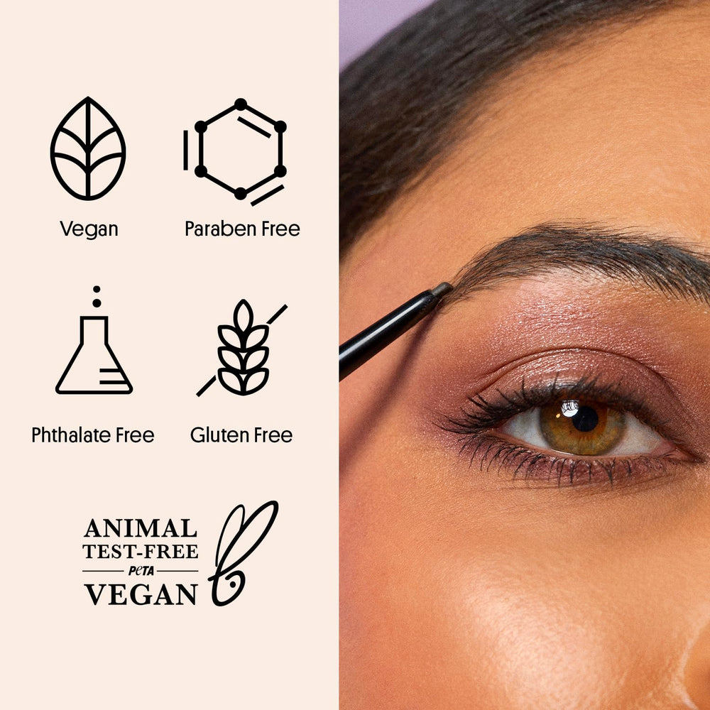 Winky Lux Uni-Brow clean formula supports vegan and cruelty-free beauty.