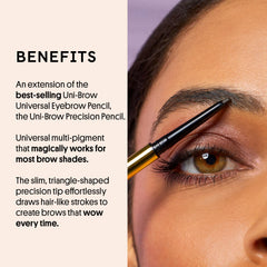 Winky Lux Uni-Brow Pencil is waterproof for durable all-day wear.