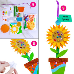 Winlyn 24-set spring foam pot base for colorful potted flower crafts