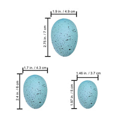 Winlyn foam Easter eggs in pastel pink, ideal for tablescapes and bowls.